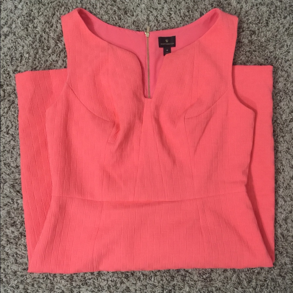 Peach mini dress